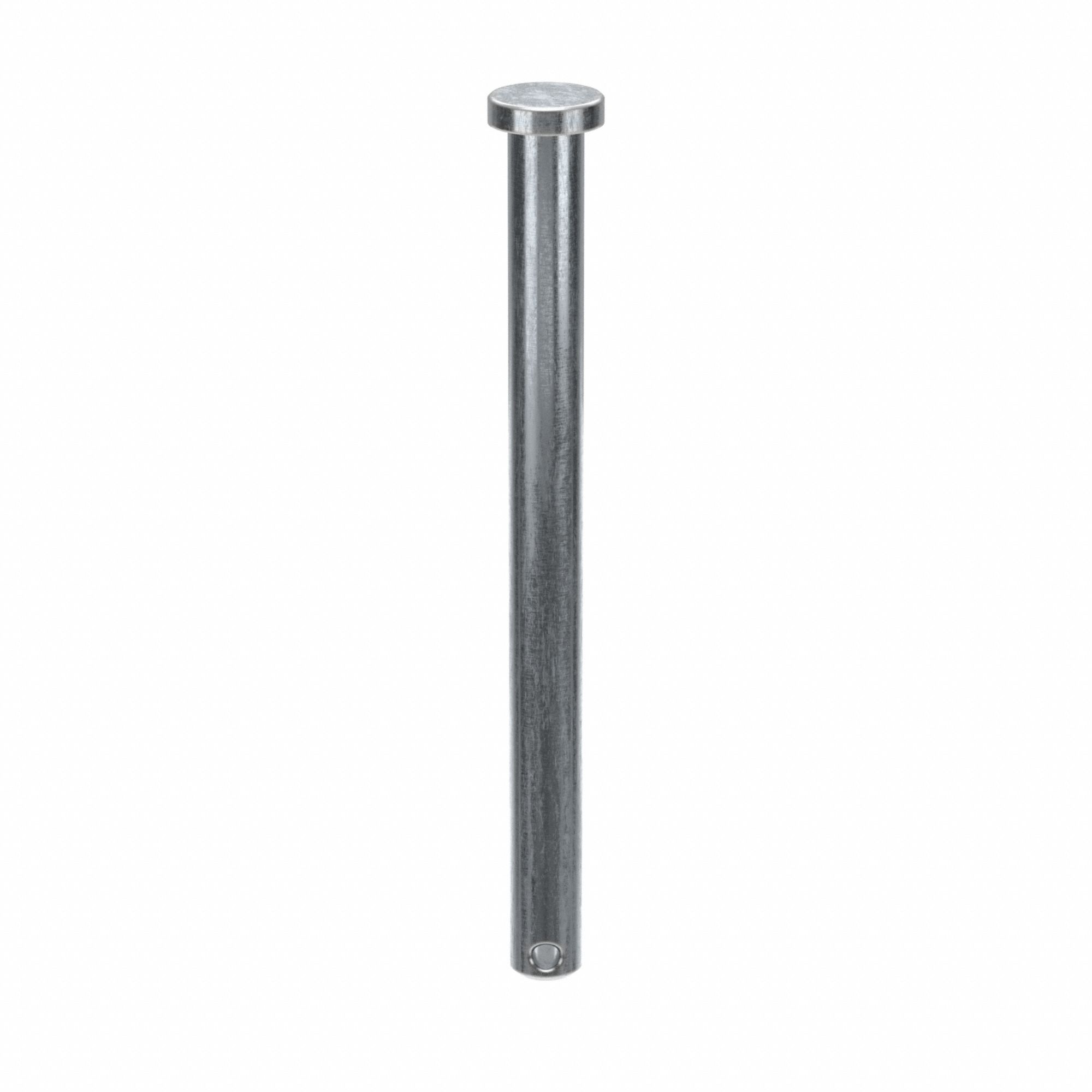 Clevis Pin, 3 in L, Steel 0.25 in dia, PK25: Inch, 1/4 in Pin Dia, 3 in Shank Lg, Std Clevis Pin, 25 PK