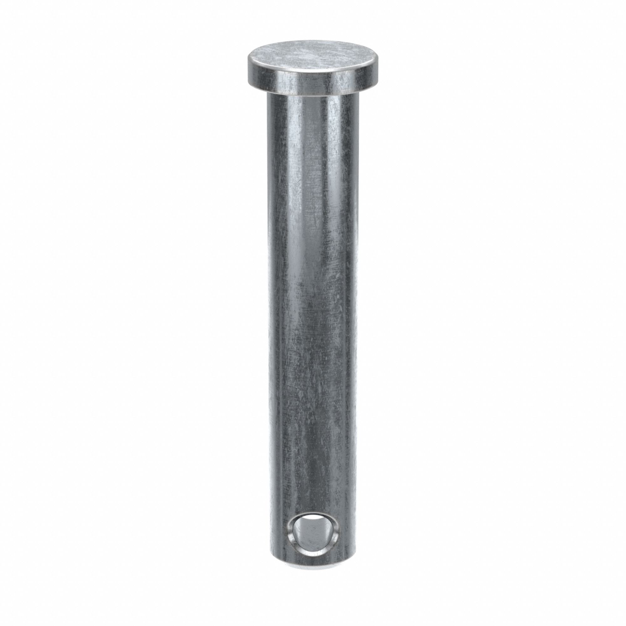 Clevis Pin, 1.75 in L 5/16in dia, PK25: Inch, 5/16 in Pin Dia, 1 3/4 in Shank Lg, Steel, Headed, 25 PK