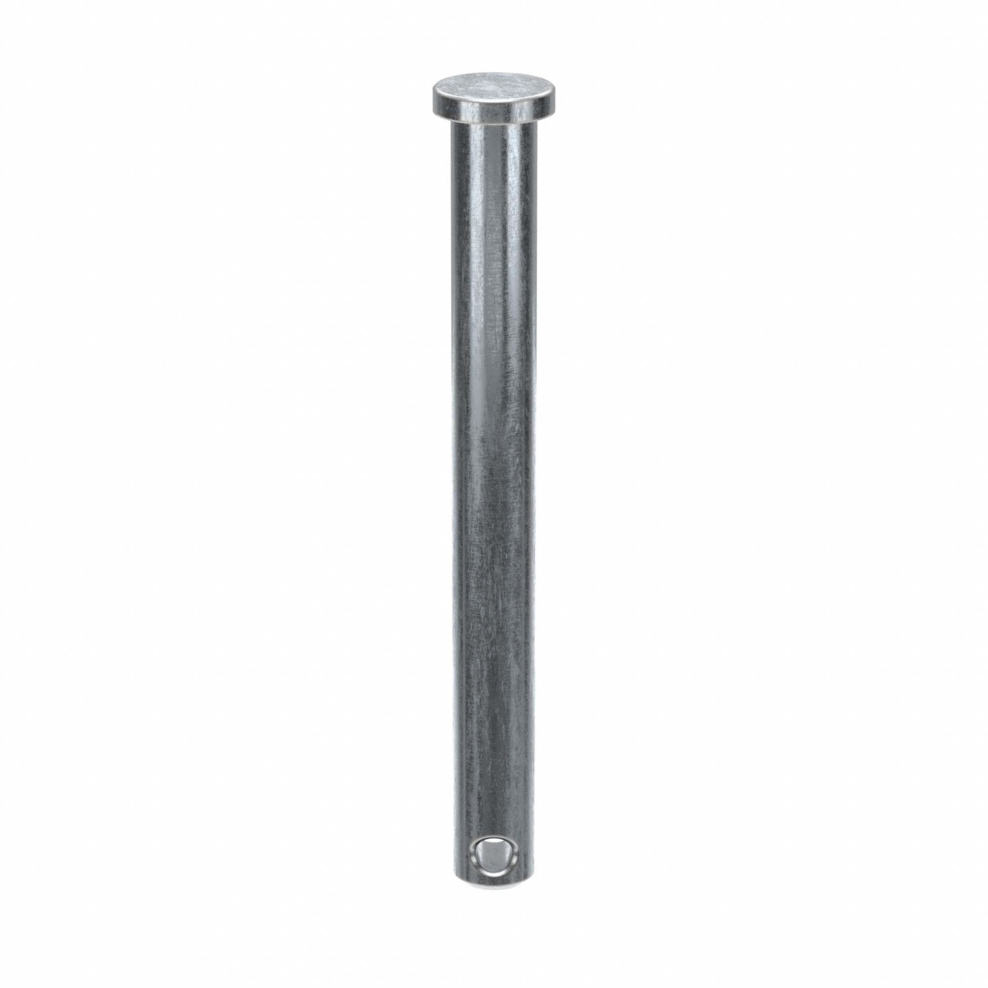 Clevis Pin, 3 in L, Steel 5/16 in dia, PK25: Inch, 5/16 in Pin Dia, 3 in Shank Lg, Steel, Headed, 25 PK