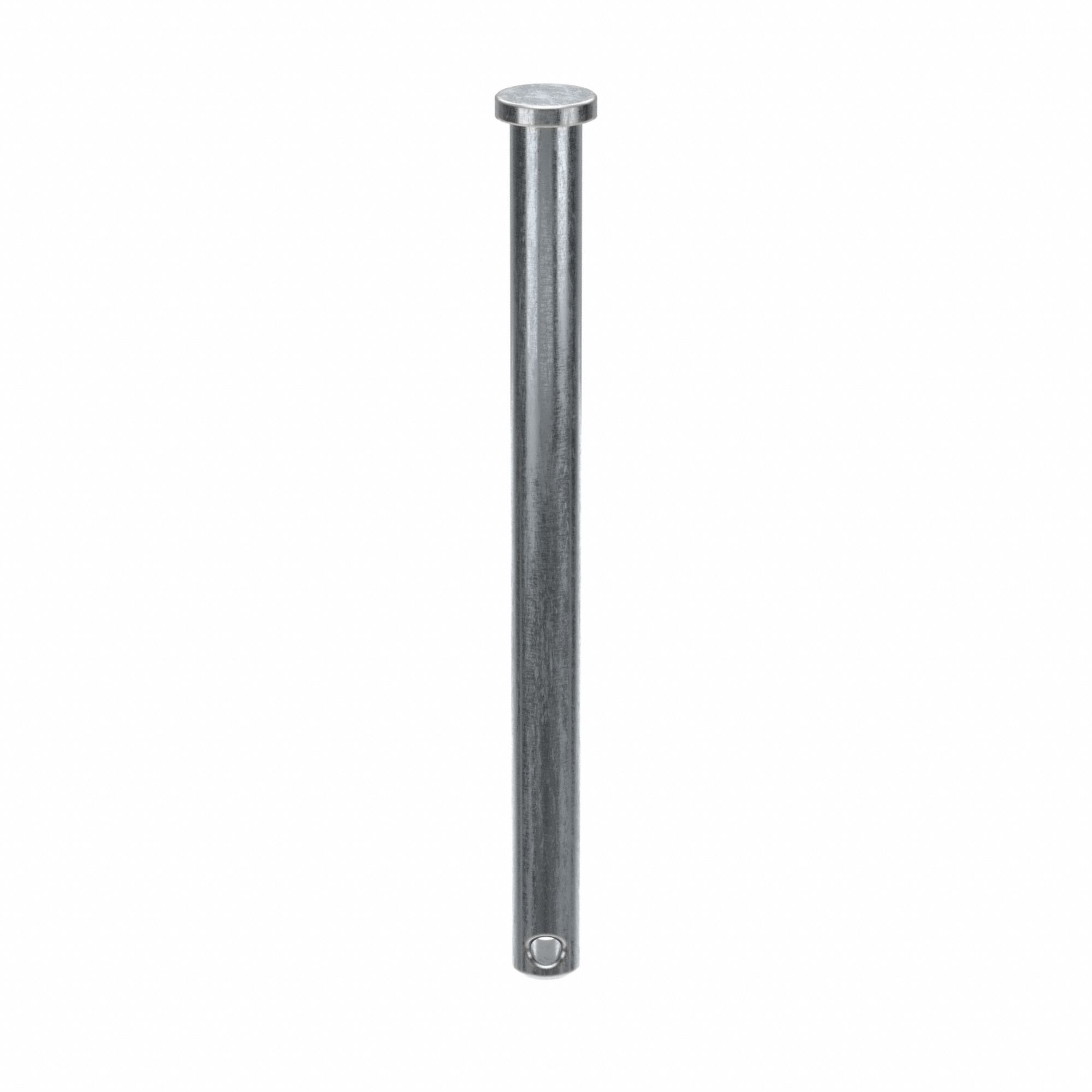 Clevis Pin, 4 in L, Steel 5/16 in dia, PK25: Inch, 5/16 in Pin Dia, 4 in Shank Lg, Steel, Headed, 25 PK
