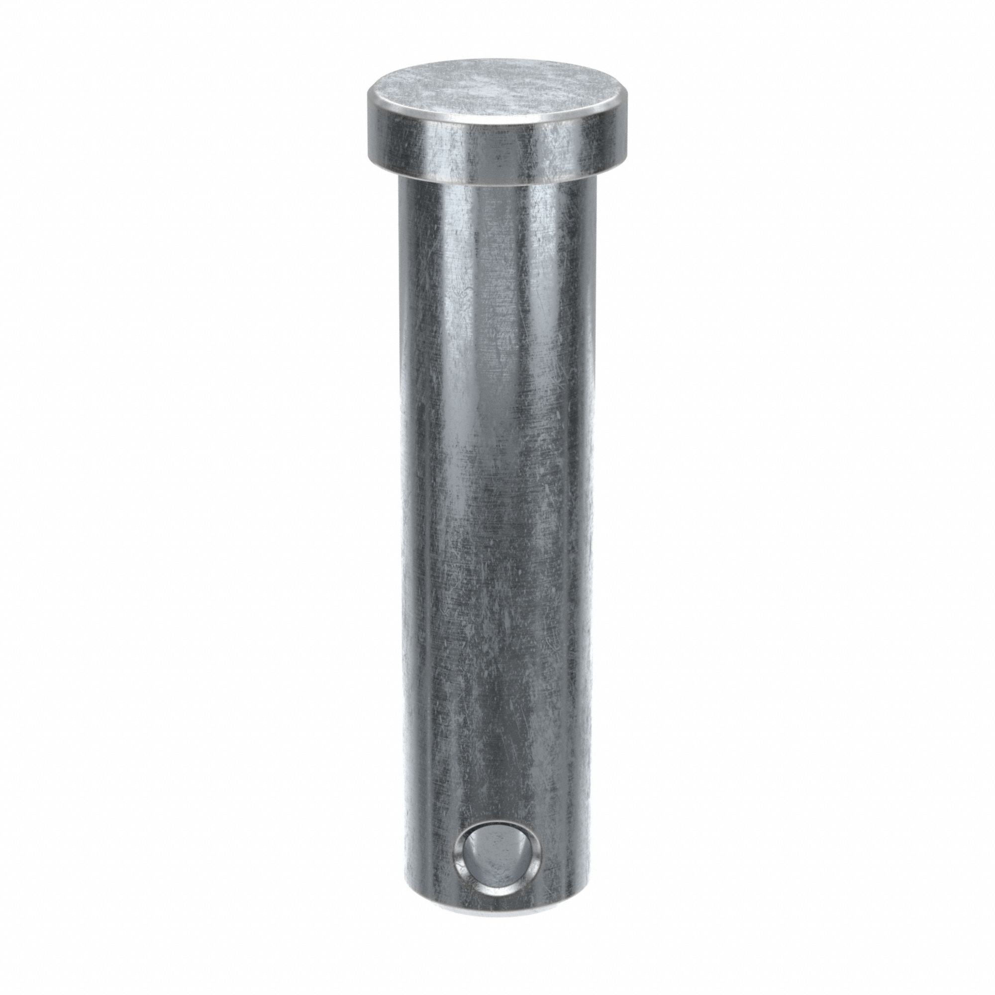 Clevis Pin, 1.75 in L 7/16in dia, PK10: Inch, 7/16 in Pin Dia, 1 3/4 in Shank Lg, Steel, Headed, 10 PK