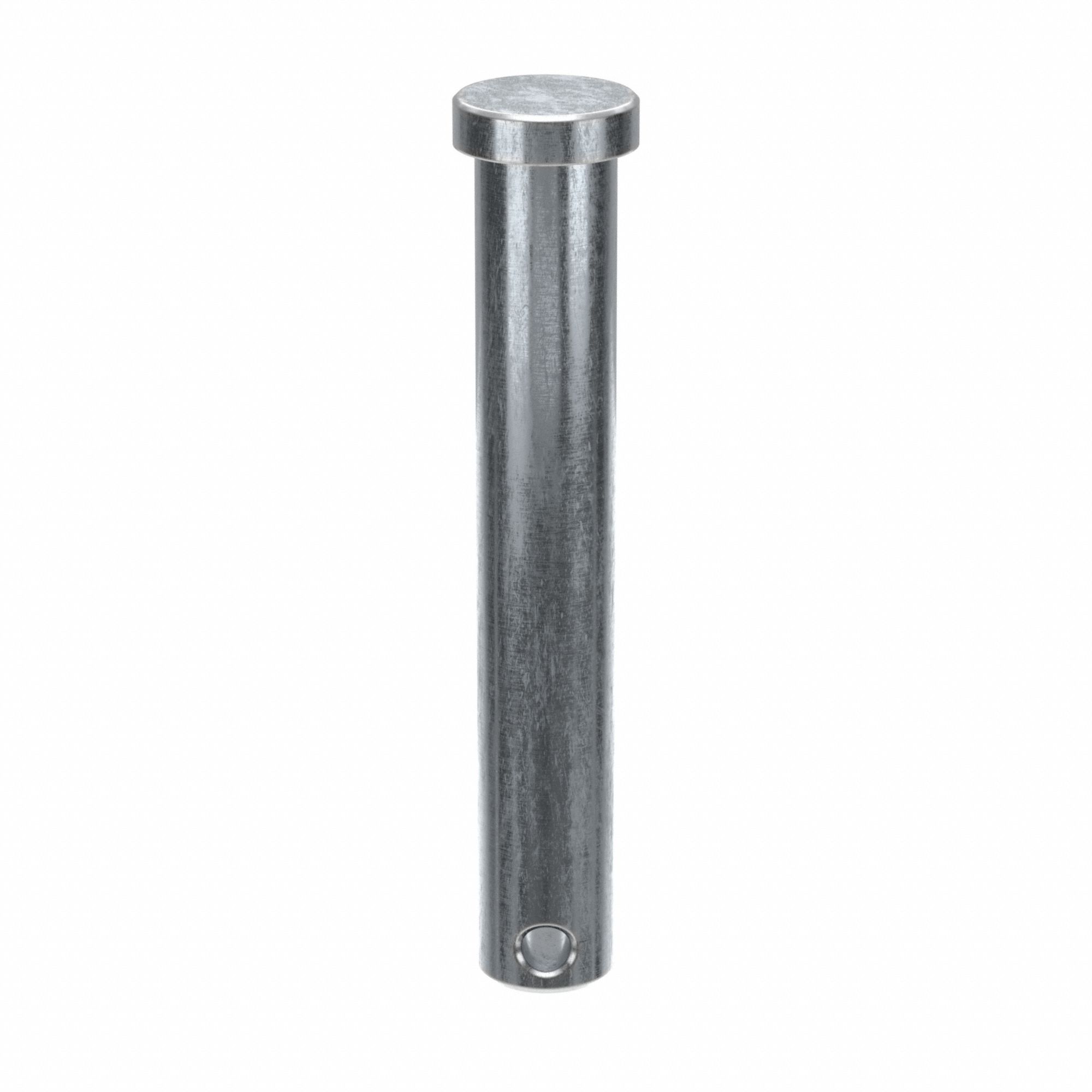 Clevis Pin, 2.75 in L 7/16in dia, PK10: Inch, 7/16 in Pin Dia, 2 3/4 in Shank Lg, Steel, Headed, 10 PK