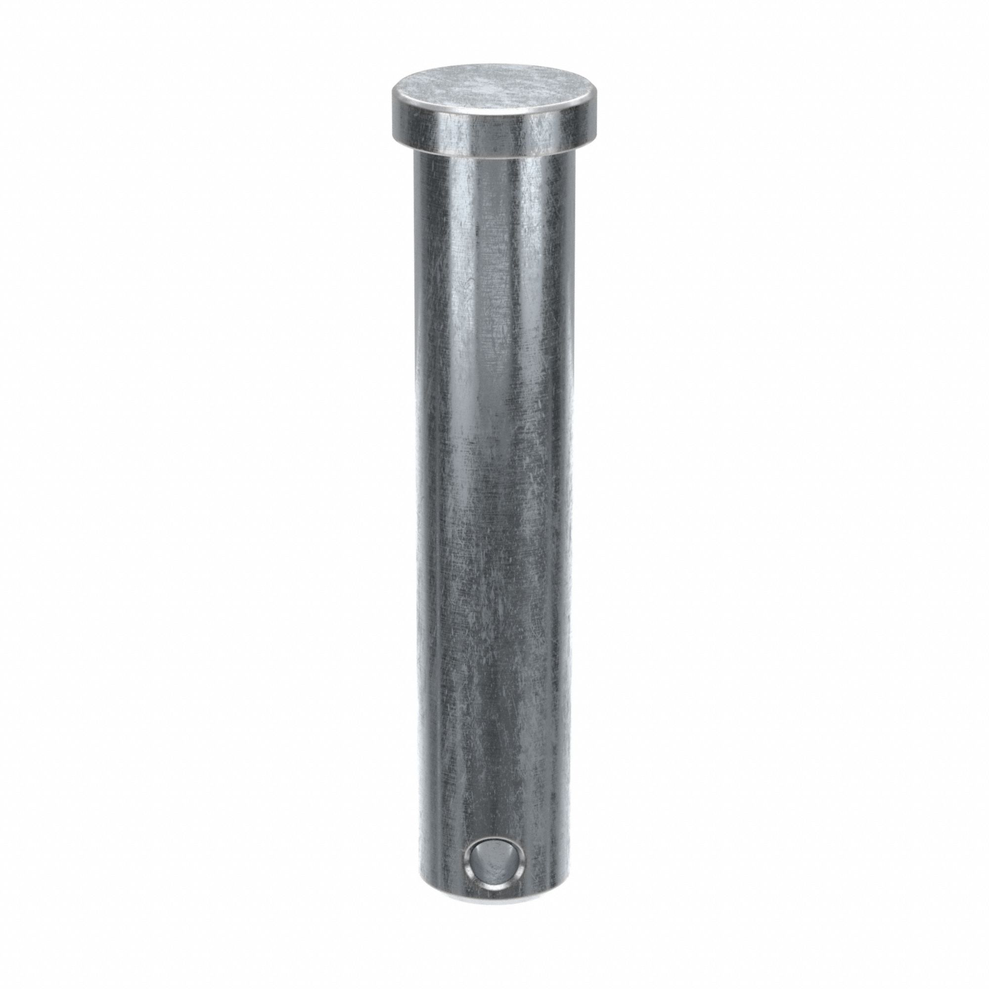 Clevis Pin, 2.5 in L, Steel 0.5in dia, PK10: Inch, 1/2 in Pin Dia, 2 1/2 in Shank Lg, Steel, 10 PK