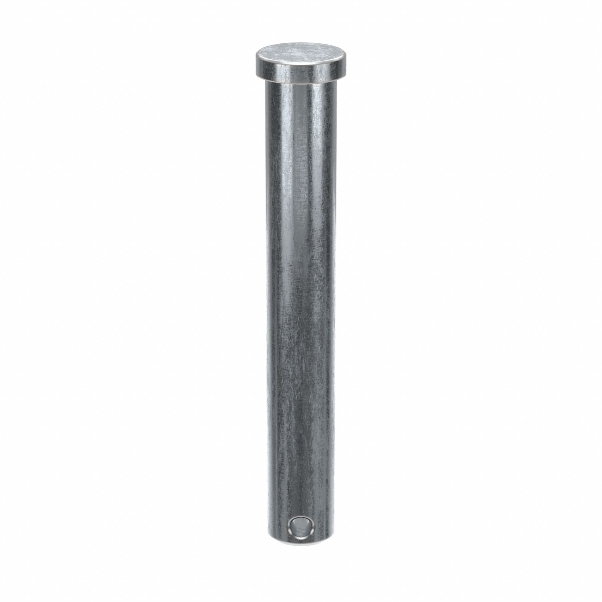 Clevis Pin, 3.5 in L, Steel 0.5 in dia, PK5: Inch, 1/2 in Pin Dia, 3 1/2 in Shank Lg, Steel, 5 PK