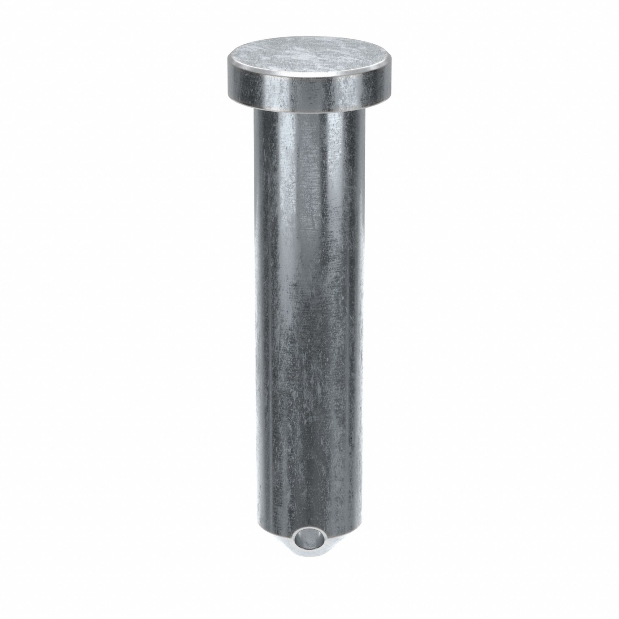 Clevis Pin, 2.5 in L, Steel 9/16in dia, PK5: Inch, 9/16 in Pin Dia, 2 1/2 in Shank Lg, Steel, 5 PK