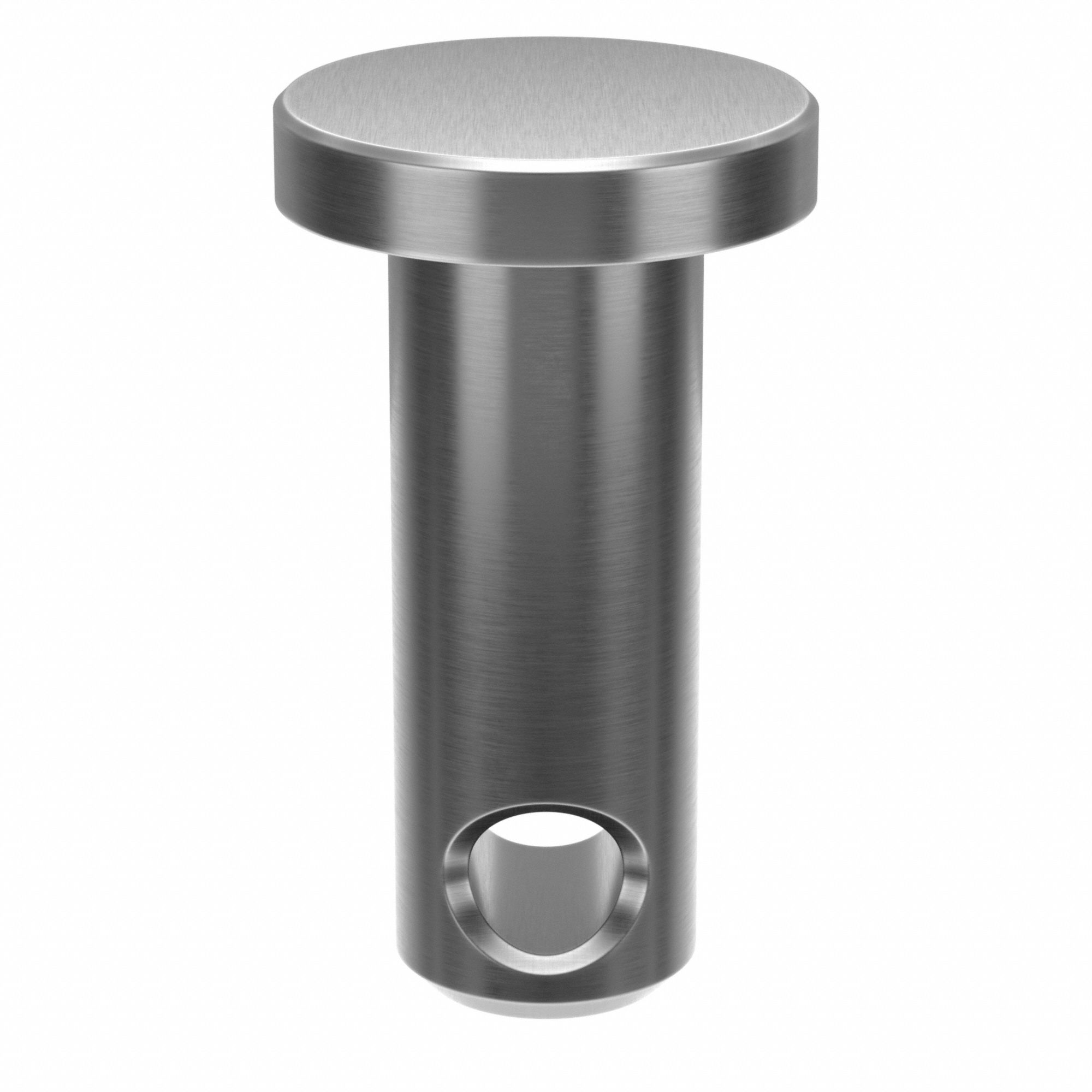 Clevis Pin, 0.5 in L, SS 3/16 in dia, PK10: Inch, 3/16 in Pin Dia, 1/2 in Shank Lg, 18-8, Plain, 10 PK