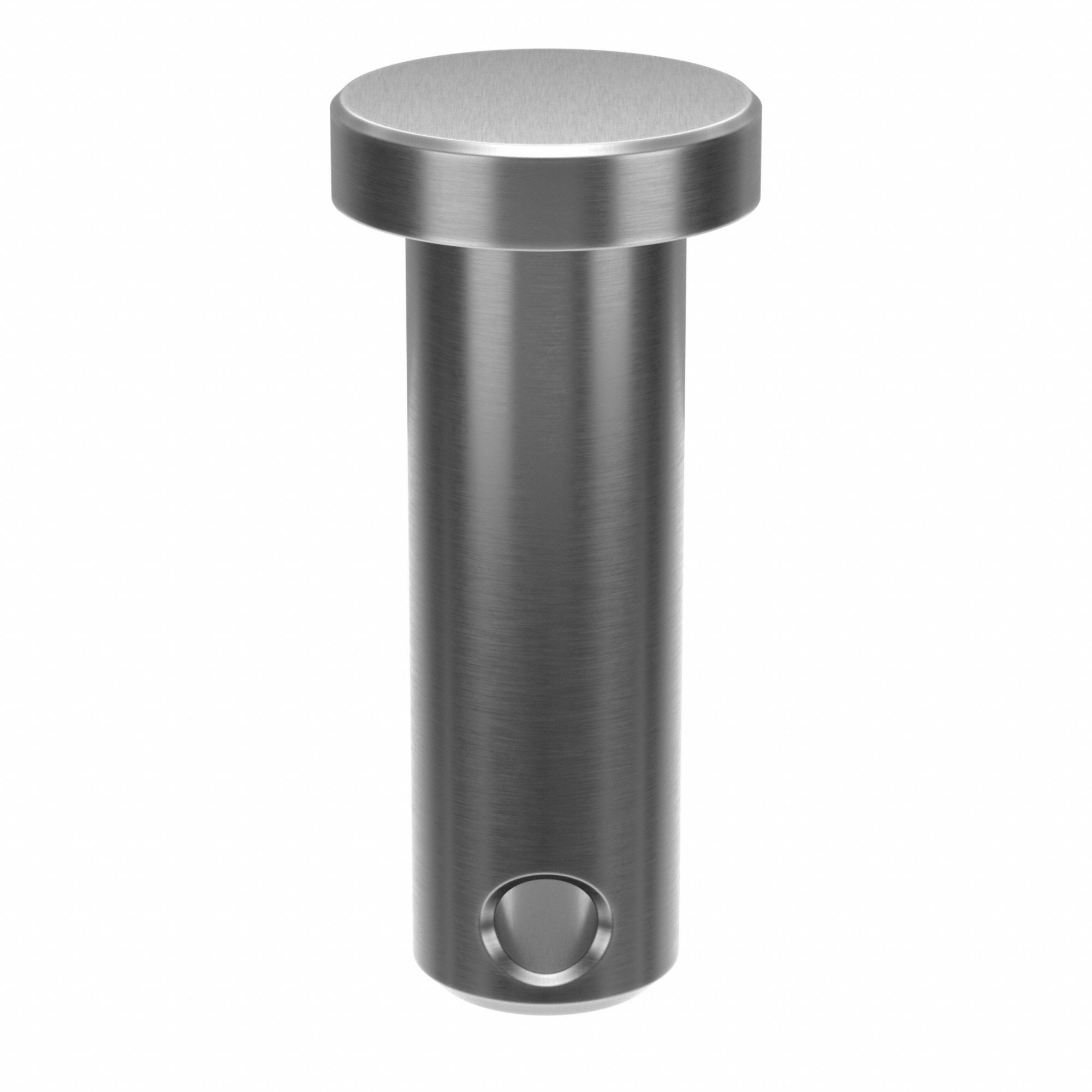 Clevis Pin, 0.75 in L, SS 0.25 in dia, PK10: Inch, 1/4 in Pin Dia, 3/4 in Shank Lg, 18-8, Plain, 10 PK