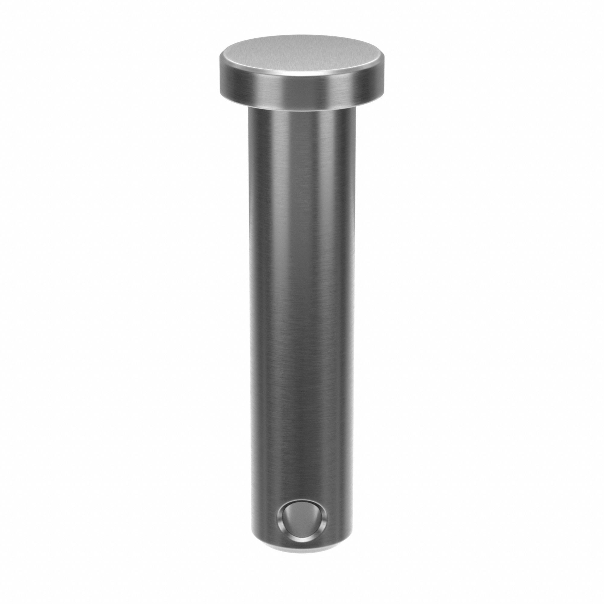 Clevis Pin, 1.125 in L, SS 0.25 in dia, PK5: Inch, 1/4 in Pin Dia, 1 1/8 in Shank Lg, 18-8, Plain, 5 PK