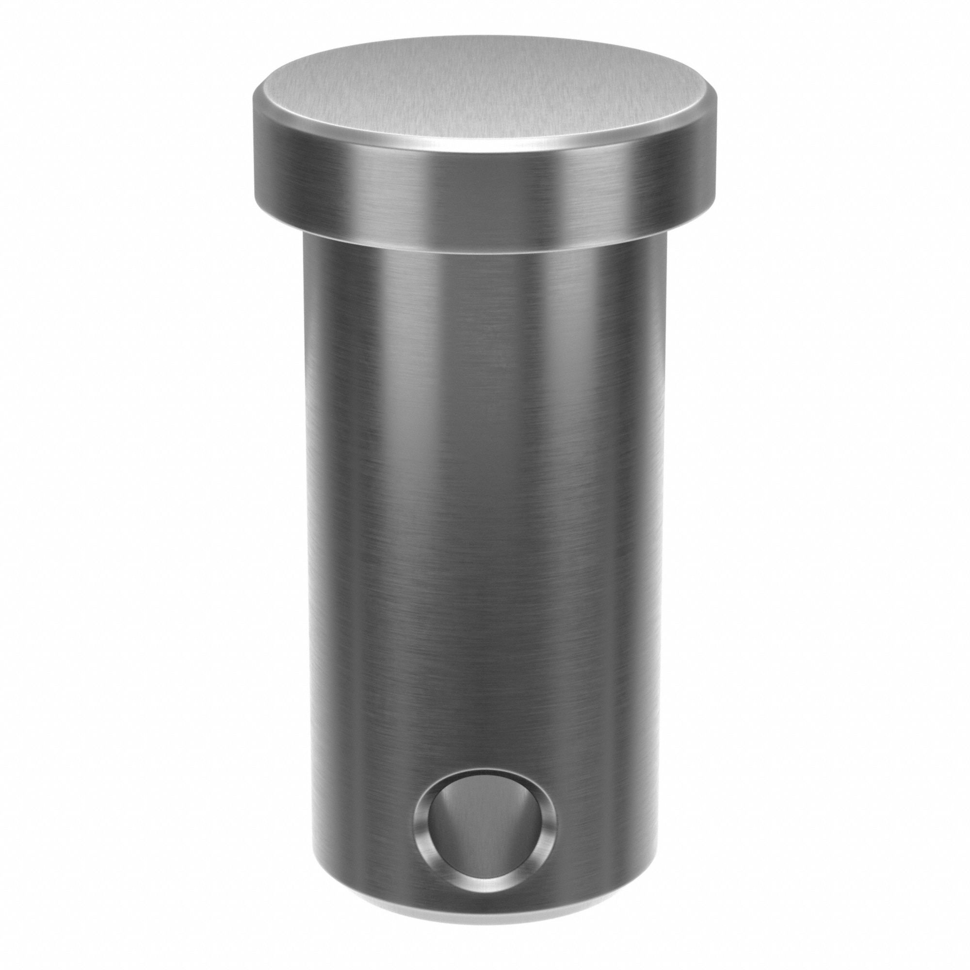 Clevis Pin, 1 in L, SS 0.5 in dia: Inch, 1/2 in Pin Dia, 1 in Shank Lg, Std Clevis Pin, 18-8, Plain