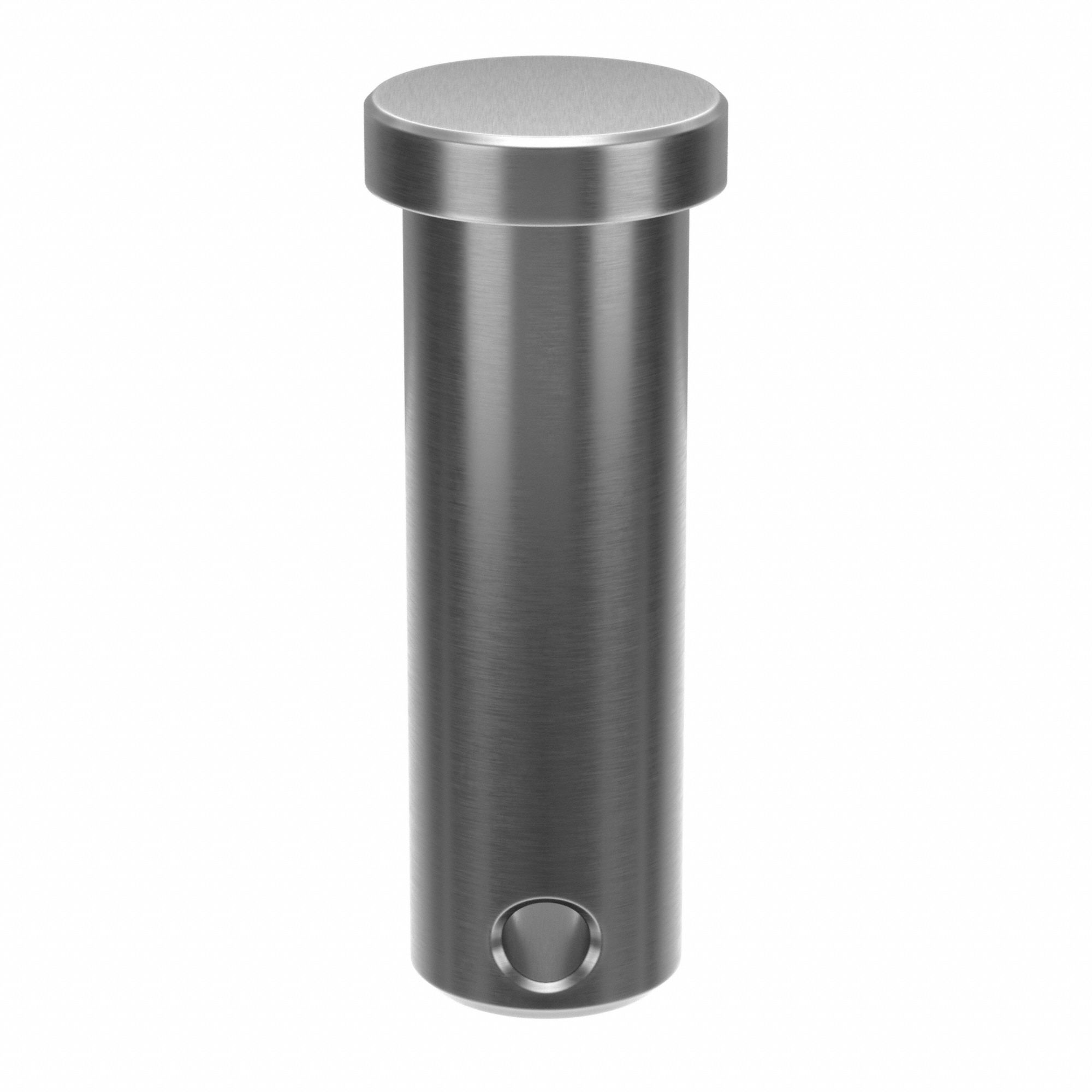 Clevis Pin, 1.5 in L, SS 0.5 in dia: Inch, 1/2 in Pin Dia, 1 1/2 in Shank Lg, Std Clevis Pin, 18-8