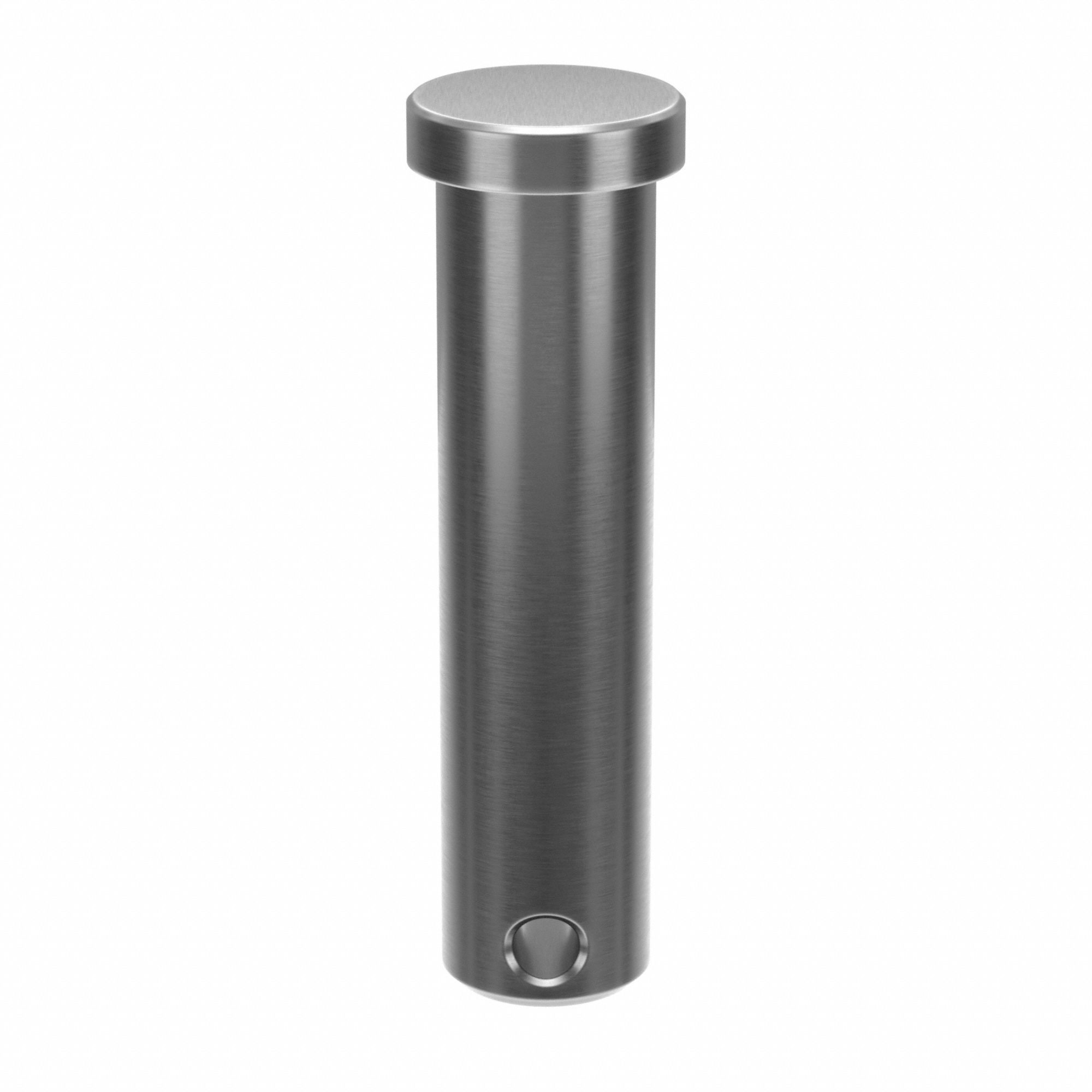 Clevis Pin, 2 in L, SS 0.5 in dia: Inch, 1/2 in Pin Dia, 2 in Shank Lg, Std Clevis Pin, 18-8, Plain