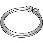 Details about   Ramsey US-118S Retaining Rings External Free ID 1.132" Steel Lot of 10 #4509 