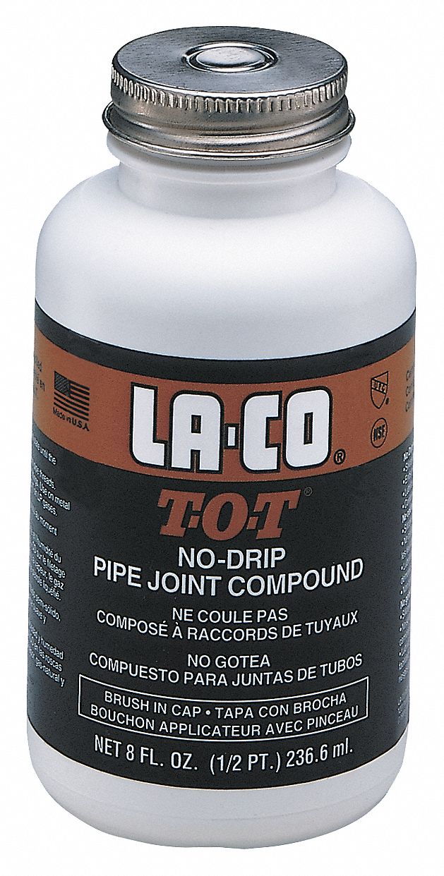 MARKAL 8 oz Bottle Pipe Thread Sealant with 350 psi, Gray 41MW04