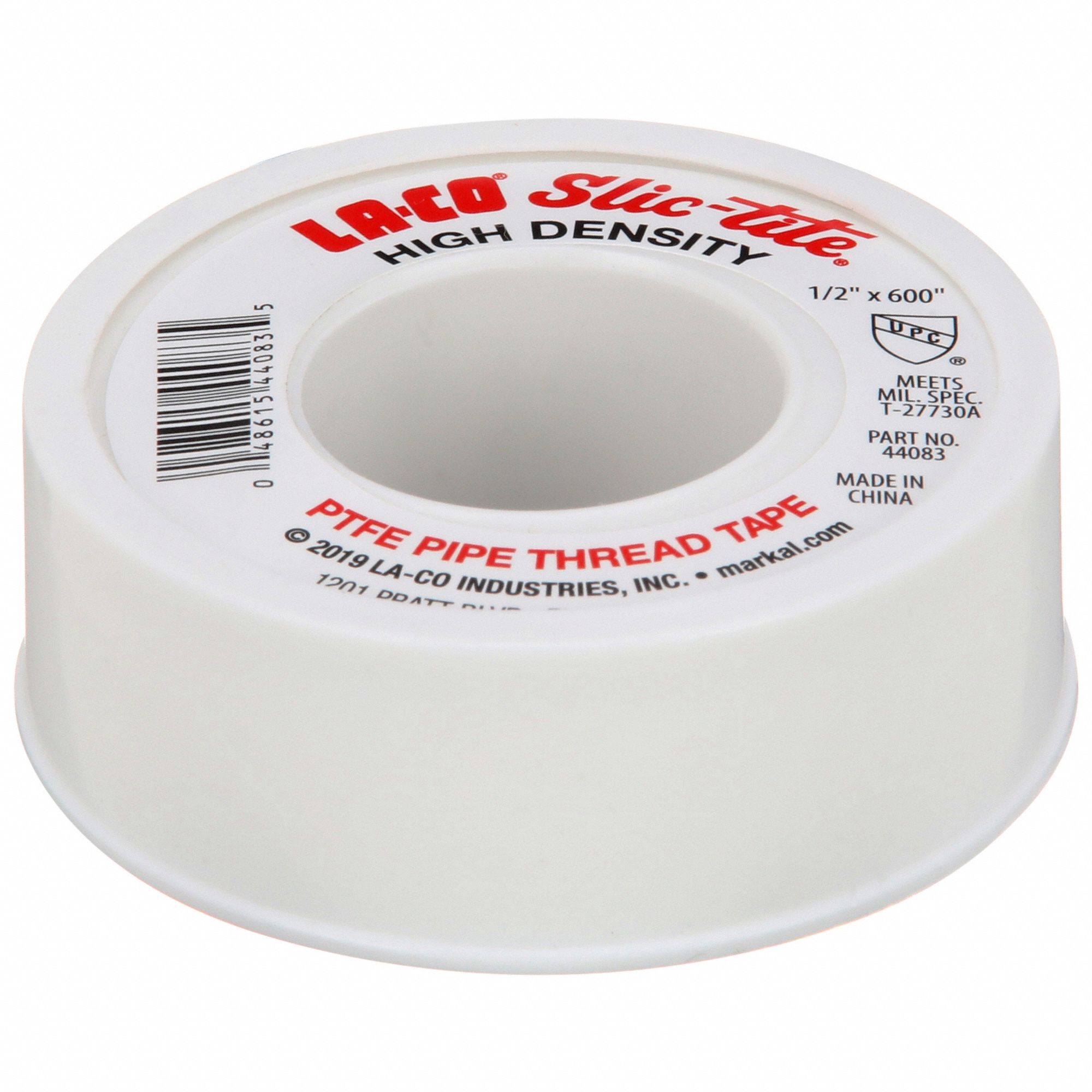 THREAD SEALANT TAPE, SLIC-TITE, ½ IN X 50 FT, WHITE