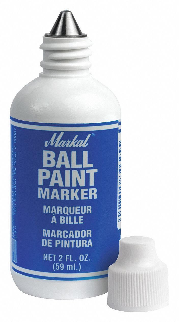 MARKAL Permanent Paint Marker, PaintBased, Blues Color Family, Medium