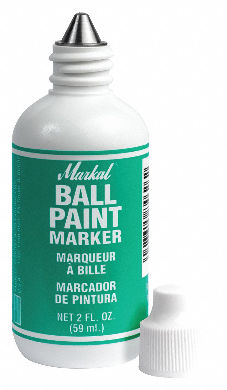 MARKAL Permanent Paint Marker, Paint-Based, Greens Color Family, Medium ...