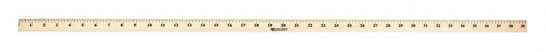 METER STICK,WOOD,39-1/2IN L.