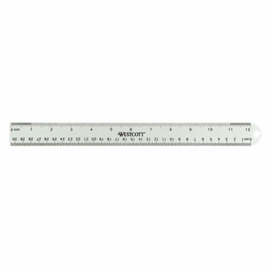 Westcott Ruler - 6 Length 1 Width - 1/16 Graduations