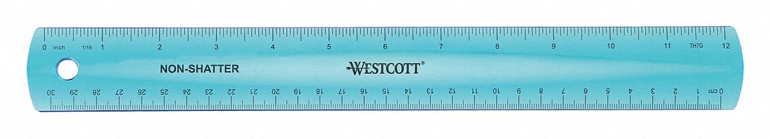 RULER,PLASTIC,12 IN