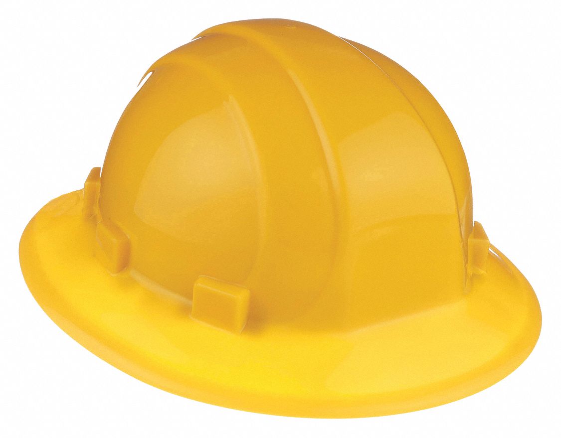 Full Brim Head Protection, ANSI Classification Type 1, Class E, Hard Hat 41N88319912 Grainger