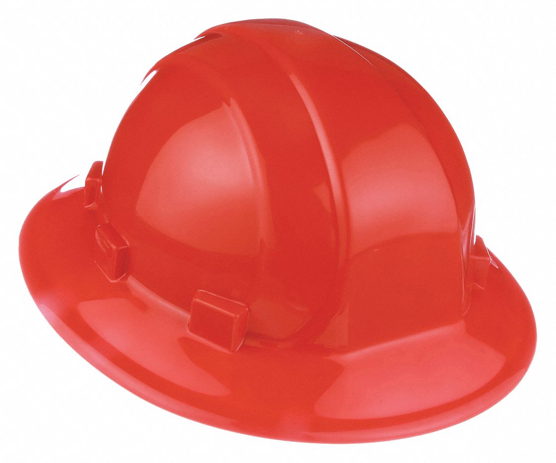 Hard Hat, Type 1,  Class E, Ratchet, Orange