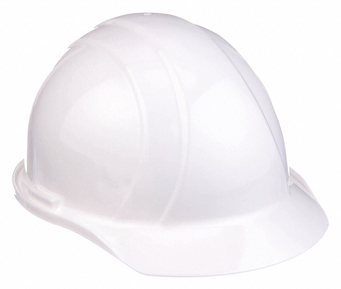 Hard Hat, Type 1,  Class E, Ratchet, White