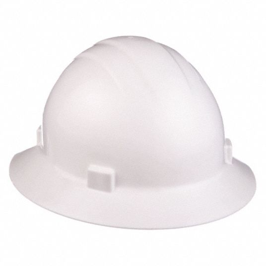 White, No Graphics, Hard Hat - 41N893|19221 - Grainger