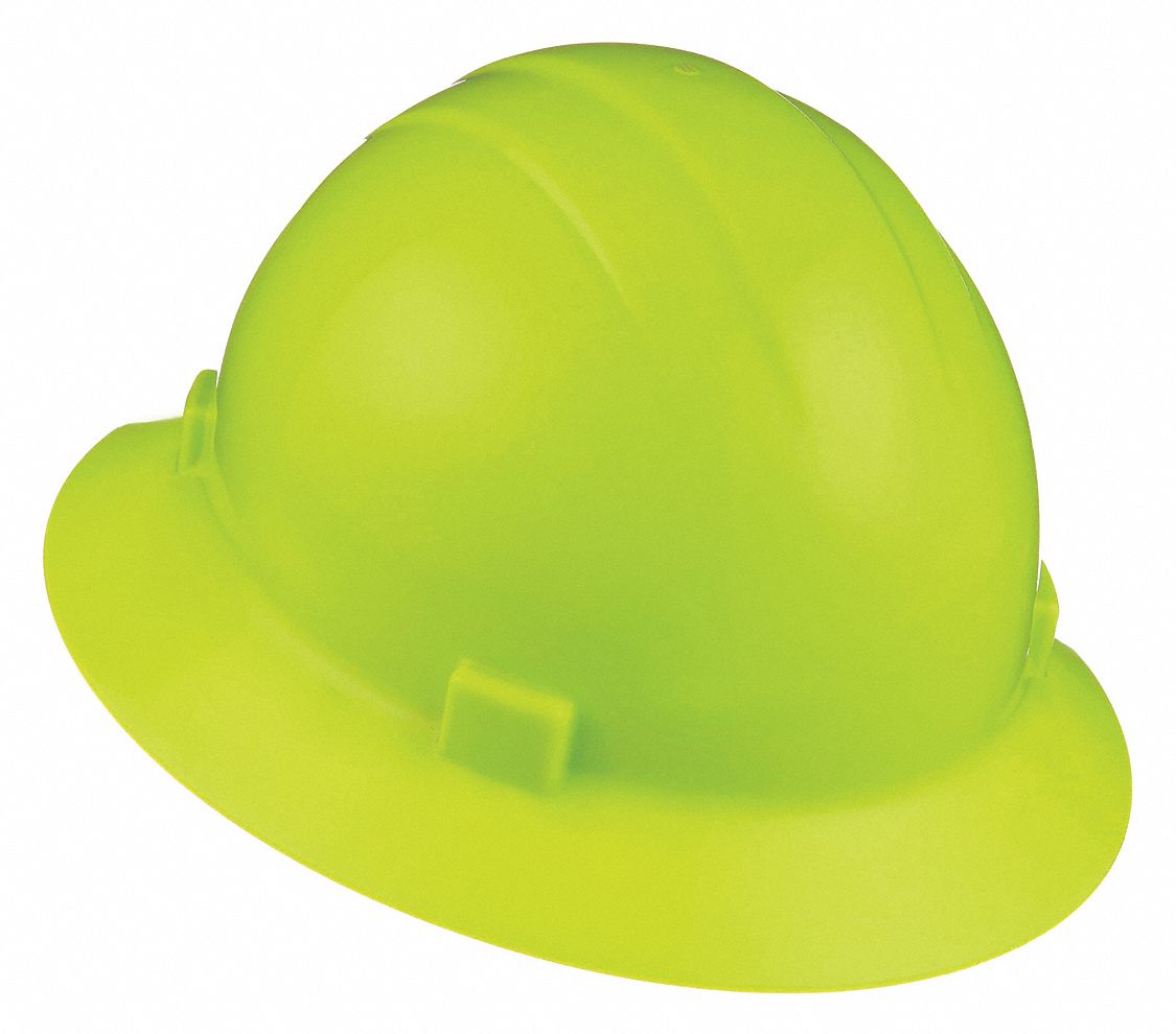 Hard Hat, Type 1,  Class E, Hi-Vis Green