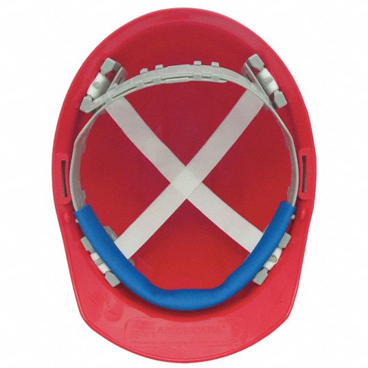 ERB SAFETY, Americana hard hats, Pinlock (4-Point), Hard Hat Suspension