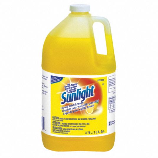 SUNLIGHT Machine Wash, Dishwasher Detergent, Cleaner Form Liquid, 1 gal, PK 4 41N99195729360