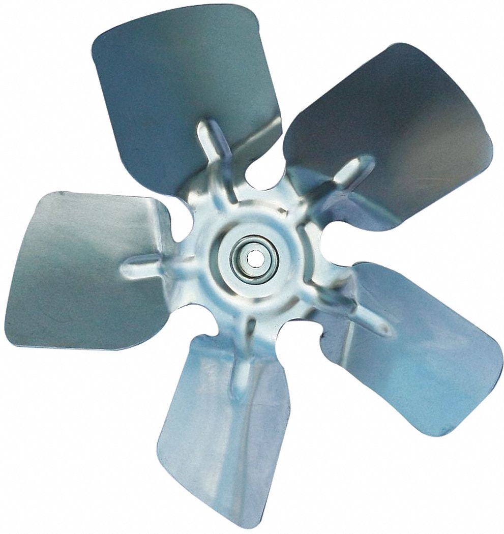REPLACEMENT PROPELLER, 7 IN PROPELLER DIAMETER, 5/16 IN BORE DIAMETER, 5 BLADES, AL