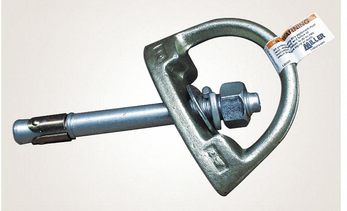 HONEYWELL MILLER DBolt Anchor 400 lb Wt Capacity, Swivel DRing