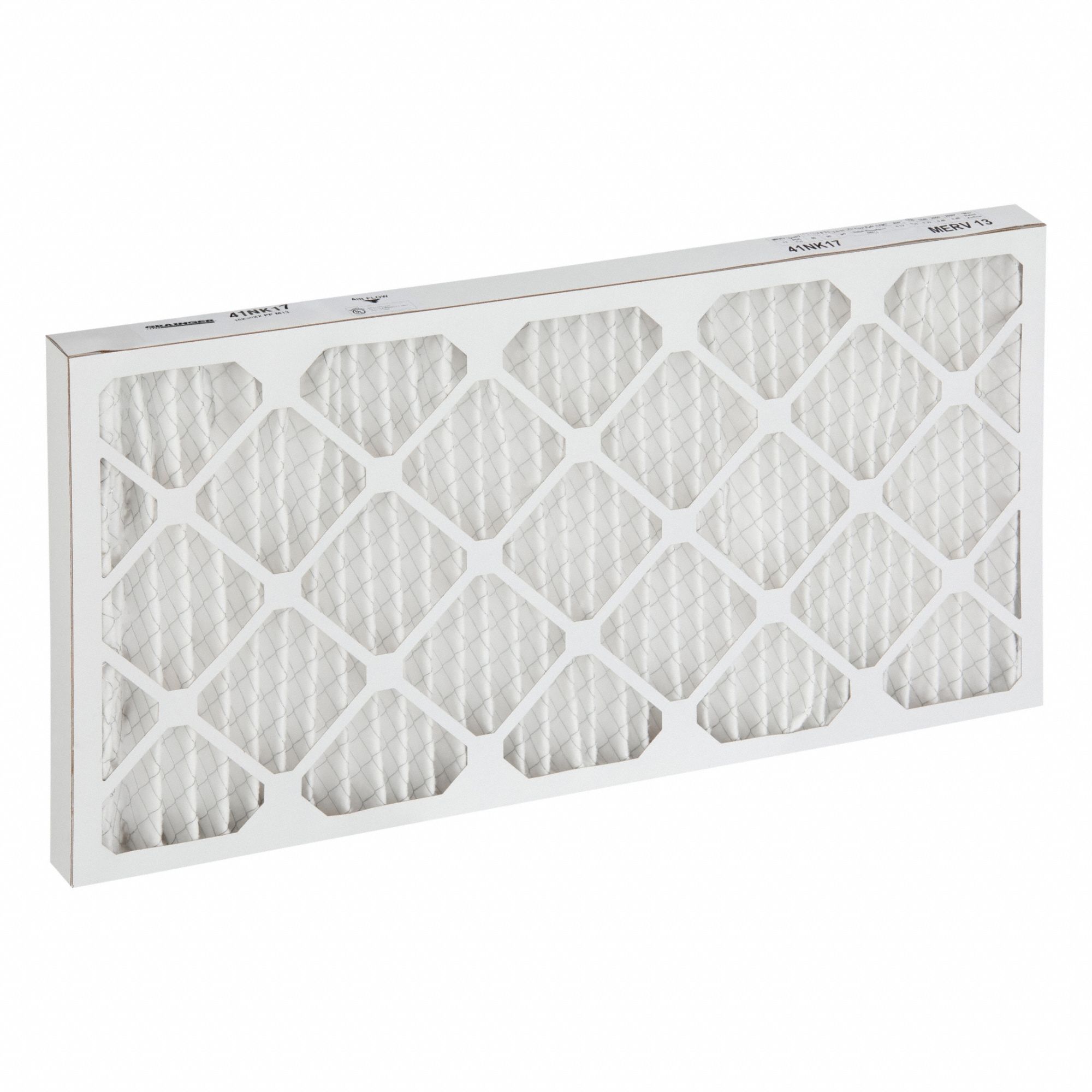 GRAINGER, 16 in x 30 in x 2 in, MERV 13, Pleated Air Filter - 41NK17 ...