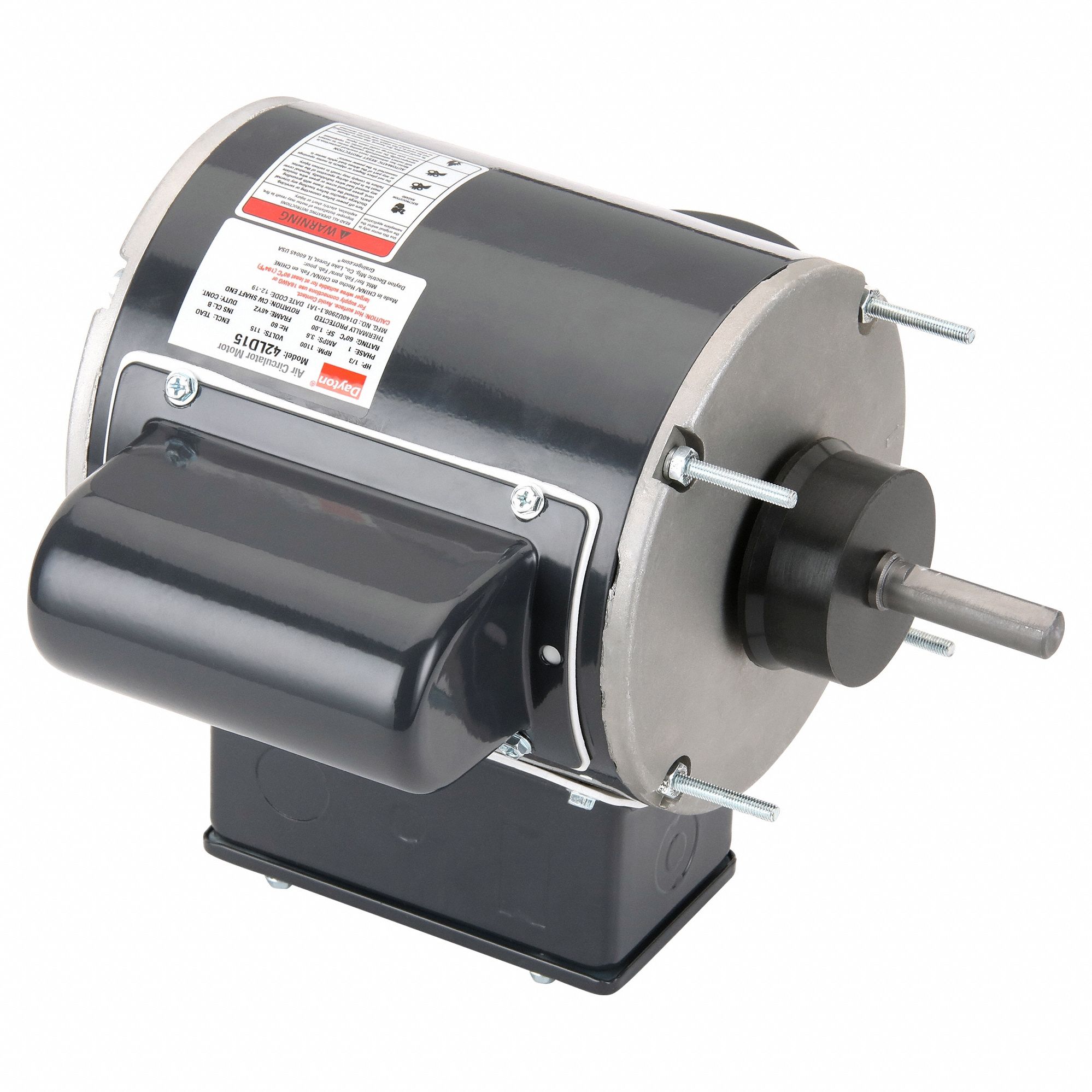 Direct Drive Motor: 1HKL8C, 1HLB4C/HKL8C, Dayton, 41NL05, 1 Shafts