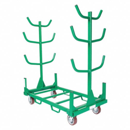 Rack/Material Cart Kit, 1600 lb Load Capacity - Grainger