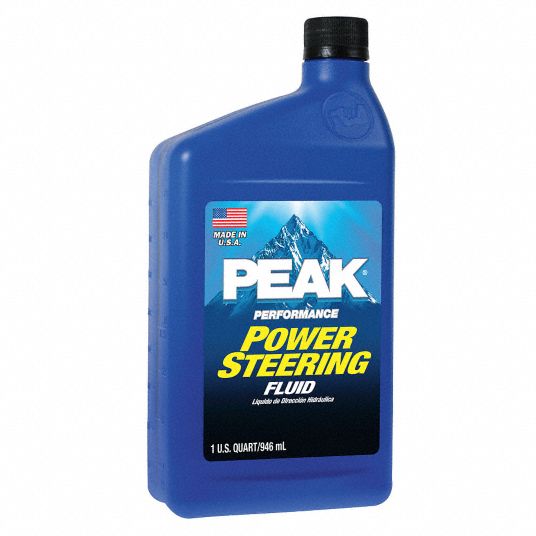32 oz Plastic Bottle Power Steering Fluid, Amber Grainger