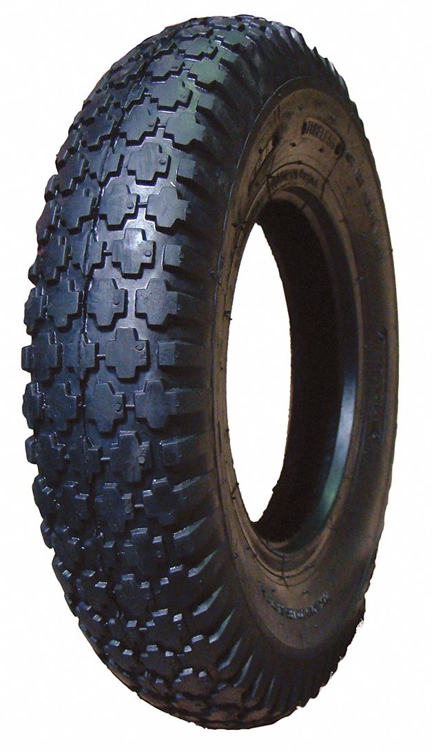 WHEELBARROW TIRE,4.80/4.00-8,4 PLY,STUD