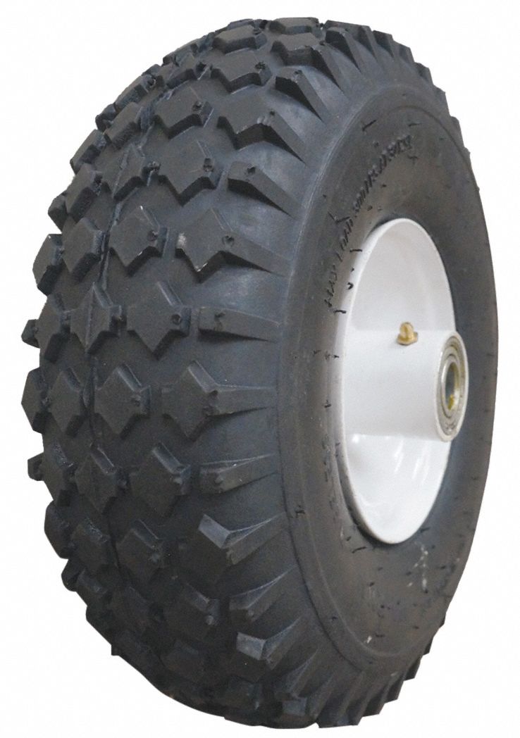 HIRUN Wheelbarrow Tire Rubber 41P210CT1010 Grainger