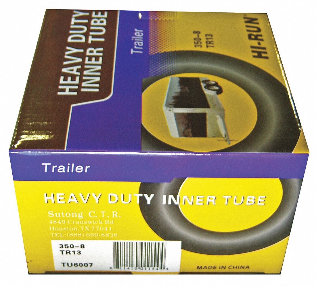 HIRUN Trailer Inner Tube, Size 3508 41P296TUN6007 Grainger