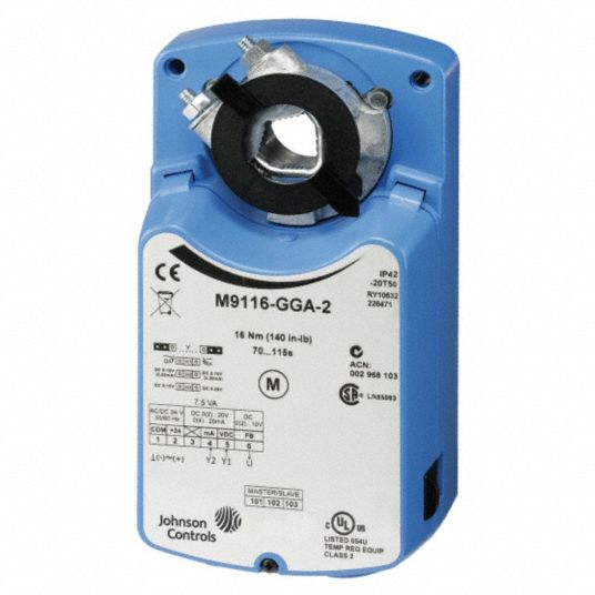 Actuator: Damper and Valve, Proportional, Non-Spring Return, 140 in-lb, 24V  AC/DC, Screw Terminals