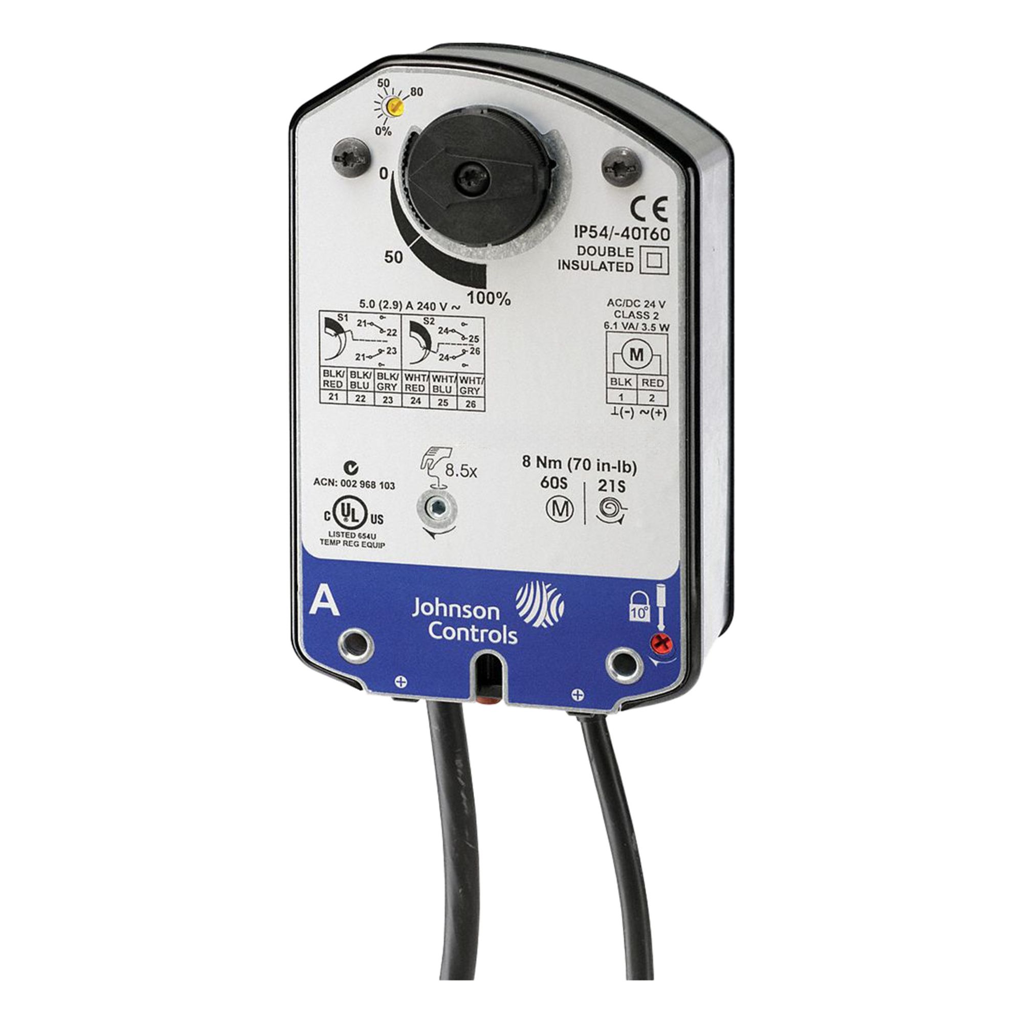 Electric Ball Valve Actuator: Electric Ball Valve Actuator, VG1000, 24V AC, 24V AC