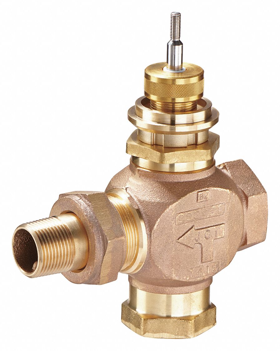 GLOBE VALVE,2-WAY,NO,1-1/4 IN,UNION