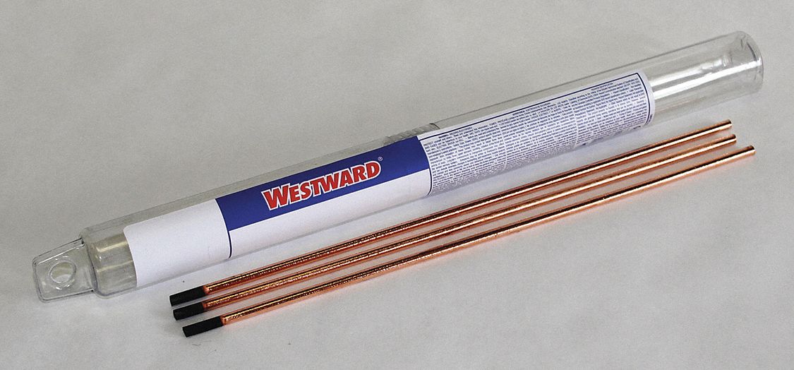 WESTWARD Gouging Electrode Pointed, 1/4 in x 12 in, 300 A, DCEP, 1 PK 41R16541R165 Grainger