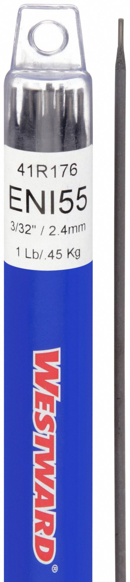 Stick Electrode: Cast Iron, ENiFe-Cl, 3/32 in x 14 in, 1 lb