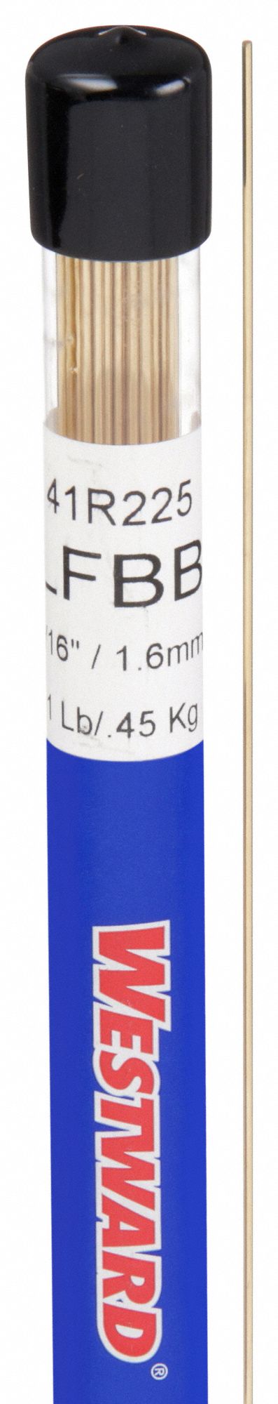 Brazing Alloy: Low-Fuming Bronze, 0%, RBCuZn-C, 1/16 in x 36 in, Bare