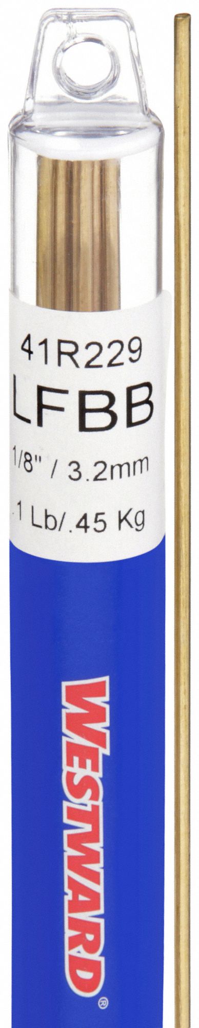 Brazing Alloy: Low-Fuming Bronze, 0%, RBCuZn-C, 1/8 in x 36 in, Bare