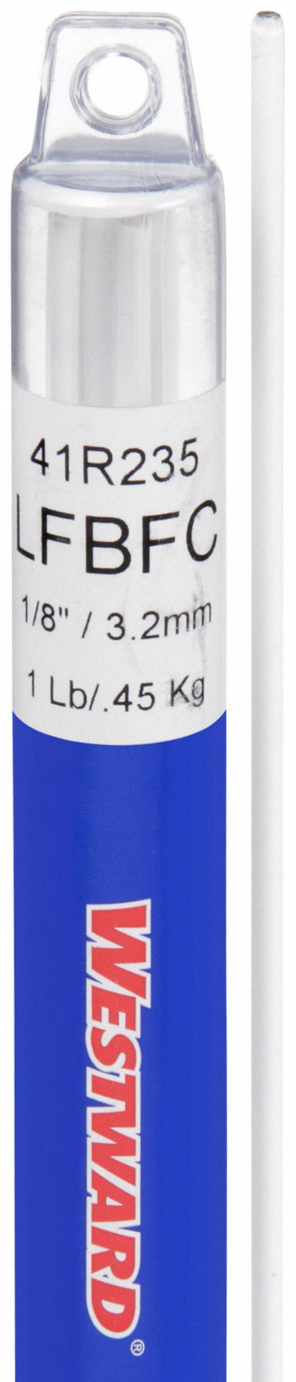 Brazing Alloy: Low-Fuming Bronze, 0%, RBCuZn-C, 1/8 in x 36 in, Flux-Coated