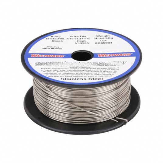 WESTWARD, Stainless Steel, ER316/316L, MIG Welding Wire - 41R288|41R288 ...