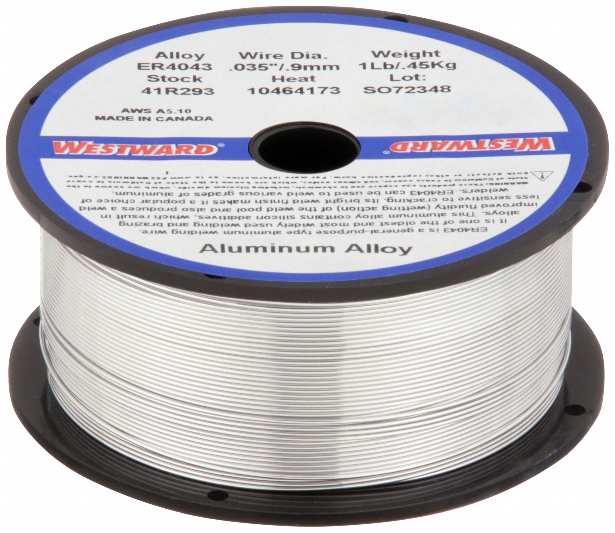 MIG Welding Wire, ER4043, 0.035, 1 lb.