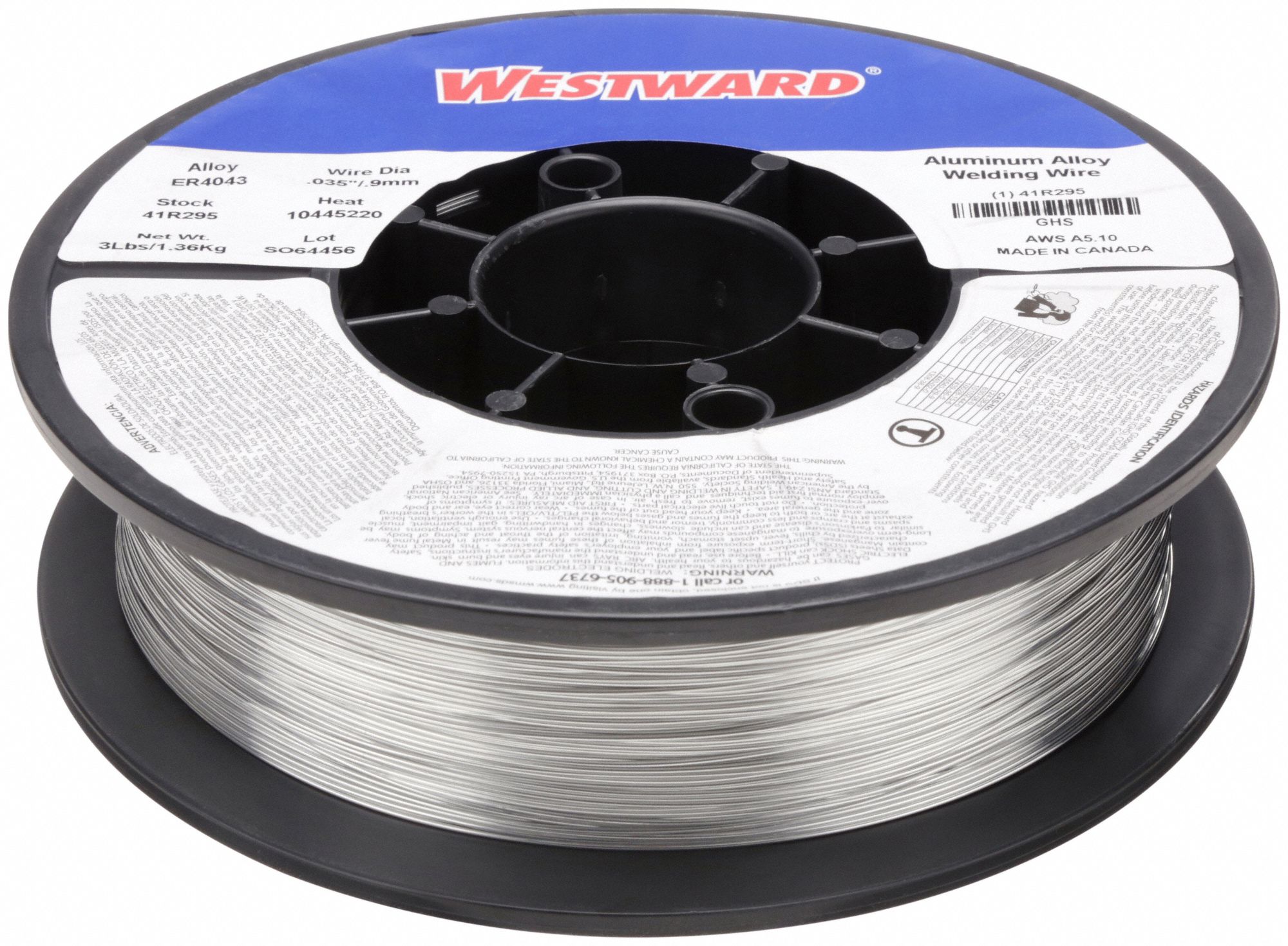 MIG Weld Wire, ER4043, .035, 3 lb.  8 In